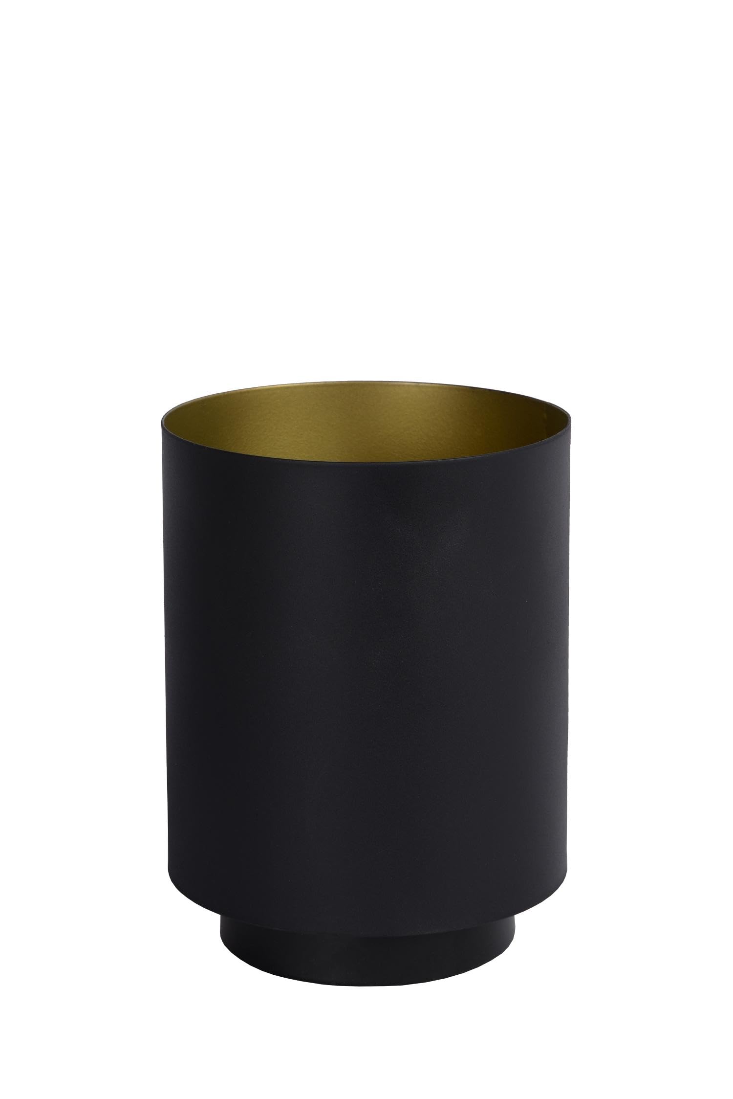 LUCIDE SUZY - Lampe de table - Ø 12 cm - 1xE14 - Noir