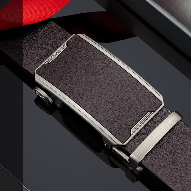 JSEIAJB Men's Leather Belt Men's Casual Belt Men's(130cm)3