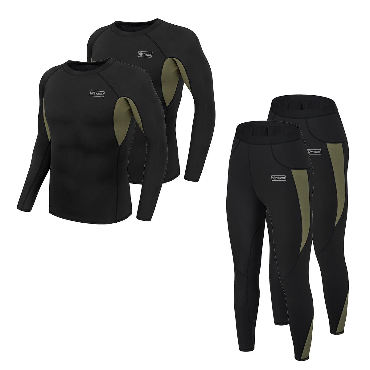 Men’s Thermal Underwear Set Fleece Lined