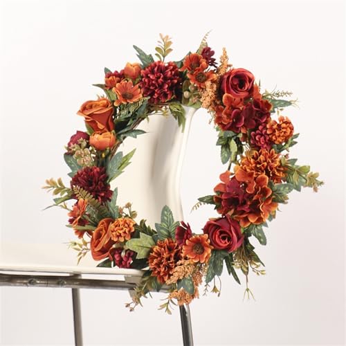 Couronne de Printemps Durable | 2 Décorations Extérieures Noël - 2