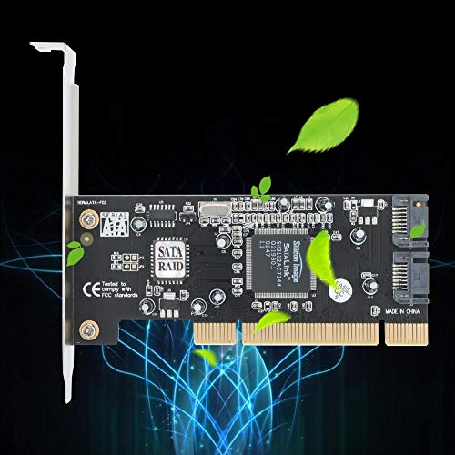 Carte d'extension PCI SATA 150 à 2 canaux RAID pour ordinateurs Windows - 4