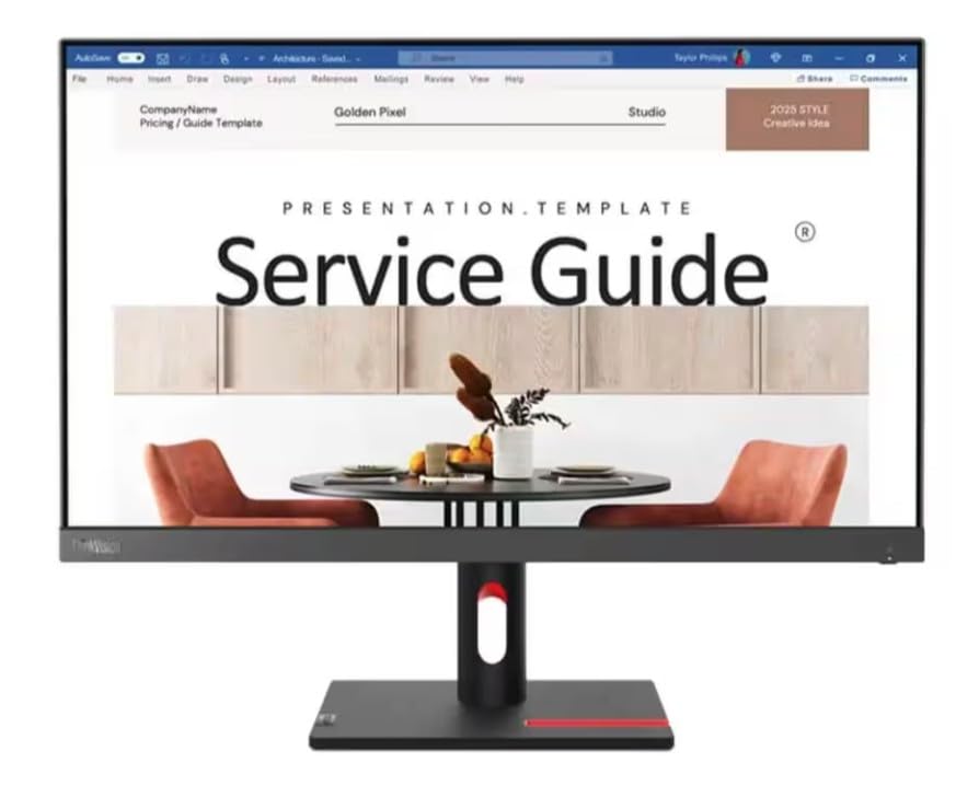 Image of Lenovo ThinkVision S24i-30 23.8 inch (60.45cm) FHD (1920x1080) IPS, Antiglare, WLED Monitor, HDMI, VGA, Vesa Mount, 100Hz Refresh Rate, 16:9 Aspect Ratio, 99% sRGB Color gamut, 63DEKAR3WW-Raven Black
