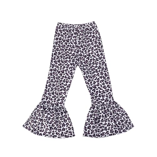 Toddler Girls Turkey Leopard Leggings Casual Stretch Printed Pants 2-8Y
