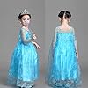 Vicloon 2pcs Princesse Dress-Up Accessoires pour Costume d'Elsa avec Diadème/Baguette Magique,Parfait pour Cosplay Noël Fête Party d'anniversaire,3-10 Ans #5