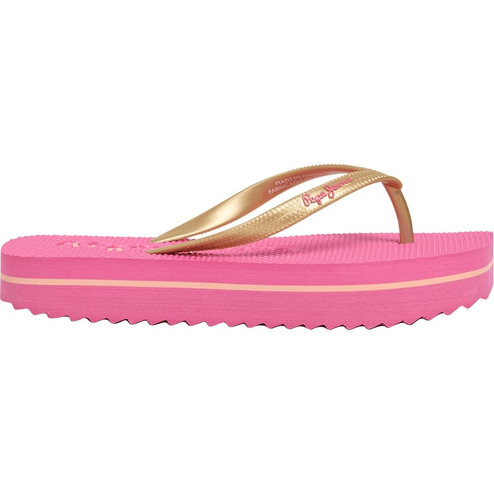 PEPE JEANS Naia Sun Flip Flops UK 4 Pink