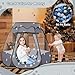 Wilhunter Baby Ball Pit for Toddler with 50 Balls, Kids Pop Up Play Tent for Girls, Princess Toys Gifts for Children Indoor & Outdoor Playhouse (Black: Gray/White/Babyblue, 109x90cm/50 Balls)