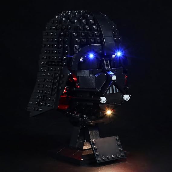 Led Light Set Compatible with Lego Darth Vader Helmet 75304 (No Model)