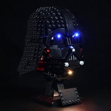 Led Light Set Compatible with Lego Darth Vader Helmet 75304 (No Model)