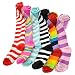 Angelina 6-Pack Girls Winter Tights [Heel and Toe] Assorted Patterns #0031