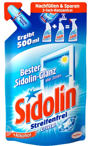 Preisvergleich Produktbild Sidolin Cristal Nachfüllpack, 3er Pack (3 x 250 ml)