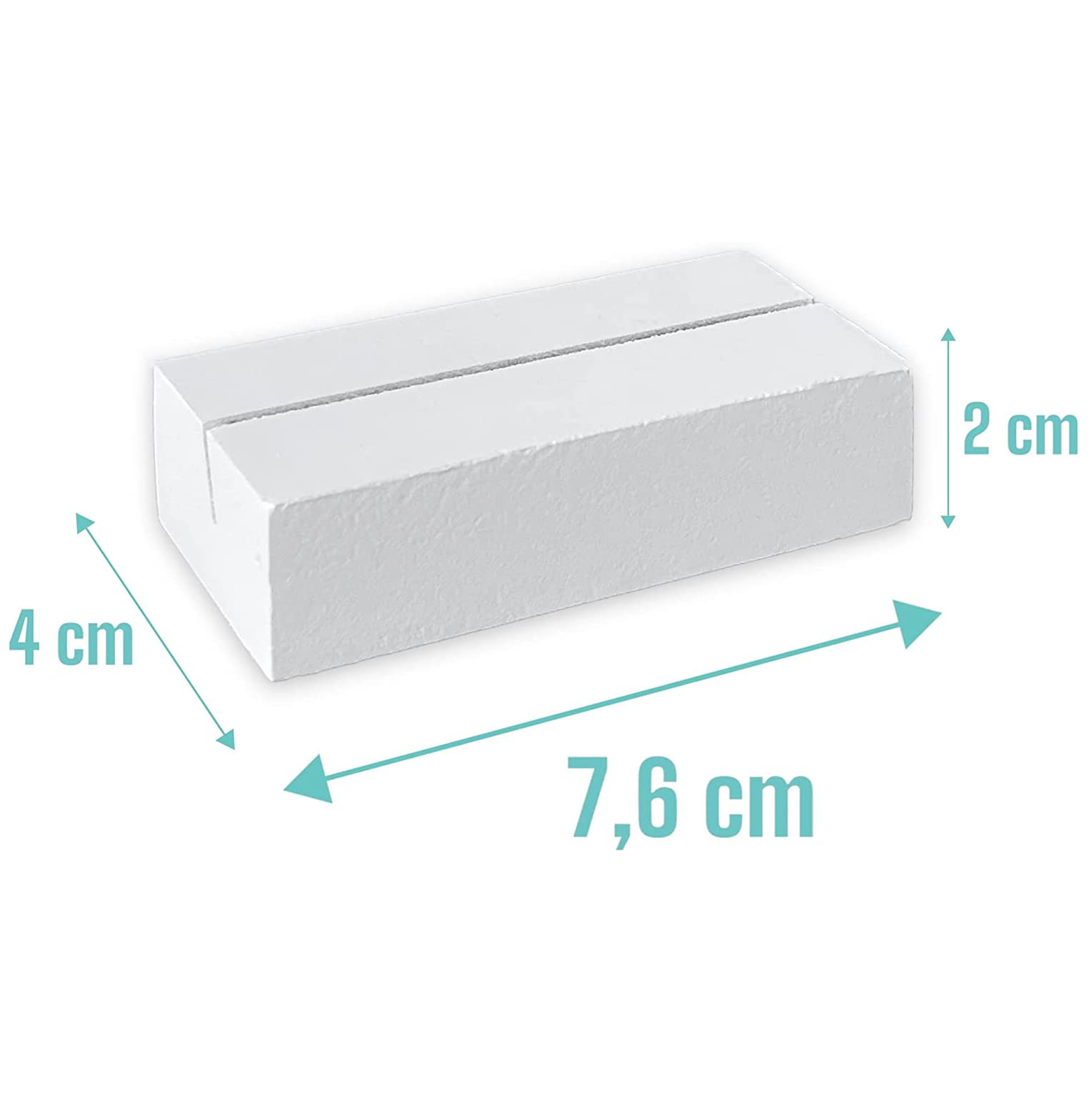 50 Stück Tischkartenhalter Aus Holz, Quadratisch, 5 Cm – Für Hochzeit, Restaurant, Dekoration
