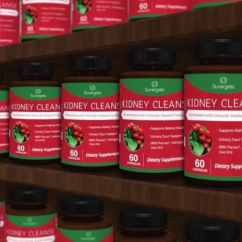 Sunergetic 8579712 Premium Kidney Cleanse Supplement – Powerful Kidney Support Formula With Cranberry Extract Helps Support Healthy Kidneys & Urinary Tract Support– 60 Vegetarian Capsules thumb #7