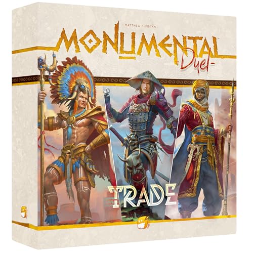 Monumental Duel - Exciting Strategy Civilization Deck-Building Game, Expand or Combine, Ages 10+, 2 Players, 60-90 Minutes