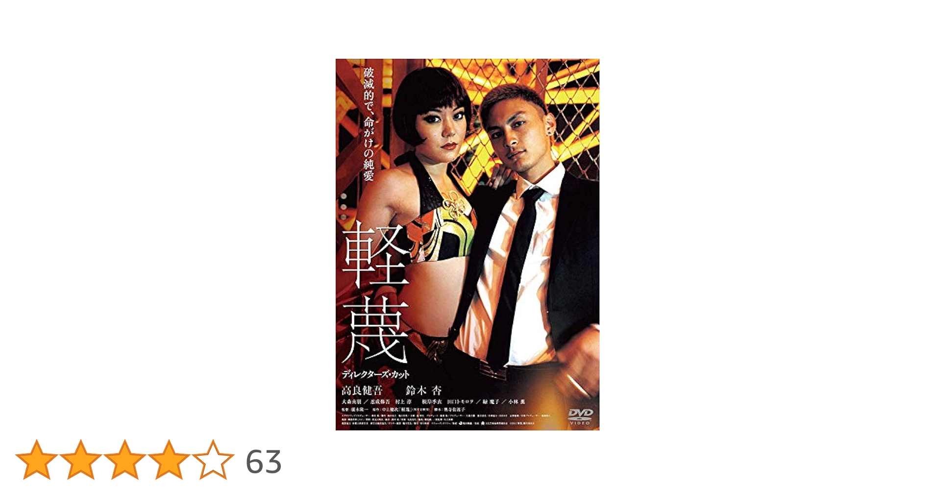 Amazon.co.jp: 軽蔑 ディレクターズ・カット [DVD] : 高良健吾
