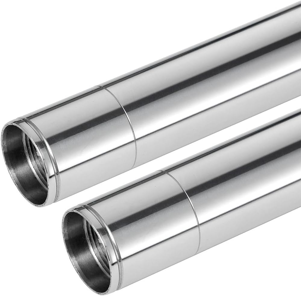 LANBAO Front Inner Fork Tubes Fork Pipes For Honda MVX250F 1983 VT250F 1982 51410-KE8-003 35x615mm Silver