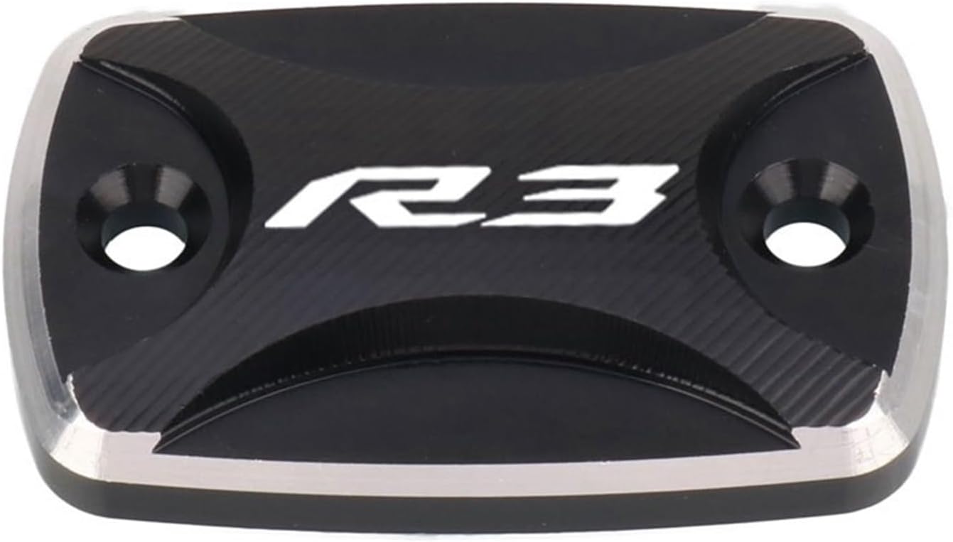 Motorcycle CNC Front Brake Fluid Reservoir Oil Cup Cap Master Cylinder Cover YZF-R3 YZFR-25 YZFR3 YZFR25(R3 Red)