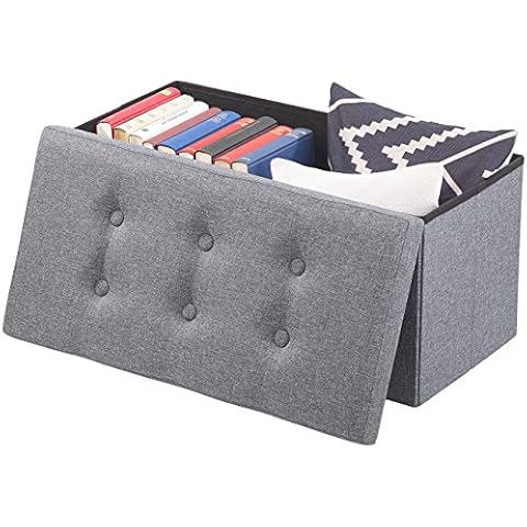 infactory Siège Pliable avec Coffre Cover