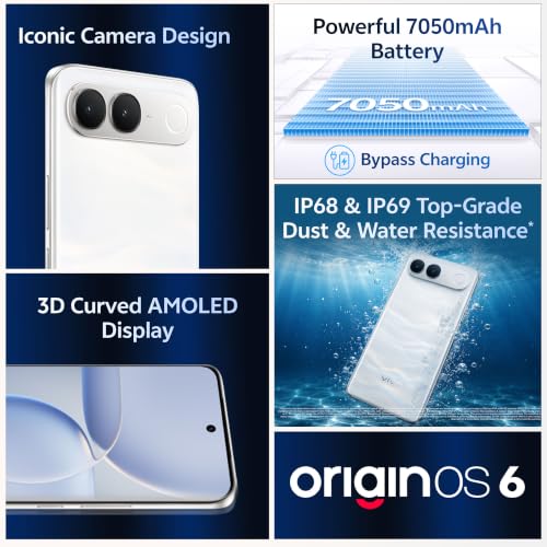 Image of vivo S2 5G (Silk White, 8GB RAM, 128GB Storage) | 50MP Sony Camera | 4K Video | 7050 mAh Battery | 3D Curved AMOLED Display | MTK D-7360 Turbo Processor with No Cost EMI /Additional Exchange Offers