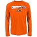 Genuine Stuff NCAA Oklahma St Performance Long Sleeve Tee, L(14-16), Orange