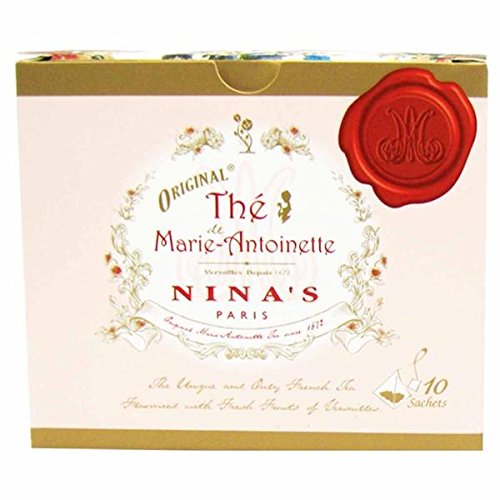 Nina's of Paris,Tea L'original Marie-Antoinette, Box of 10 Tea Bags in Decorative Nina's Box