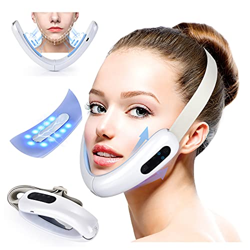 Instrument de beauté blanc pour resserrer la peau et massage de raffermissement du visage