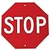 Brady Stop Sign, 36" H x 36" W, Aluminum
