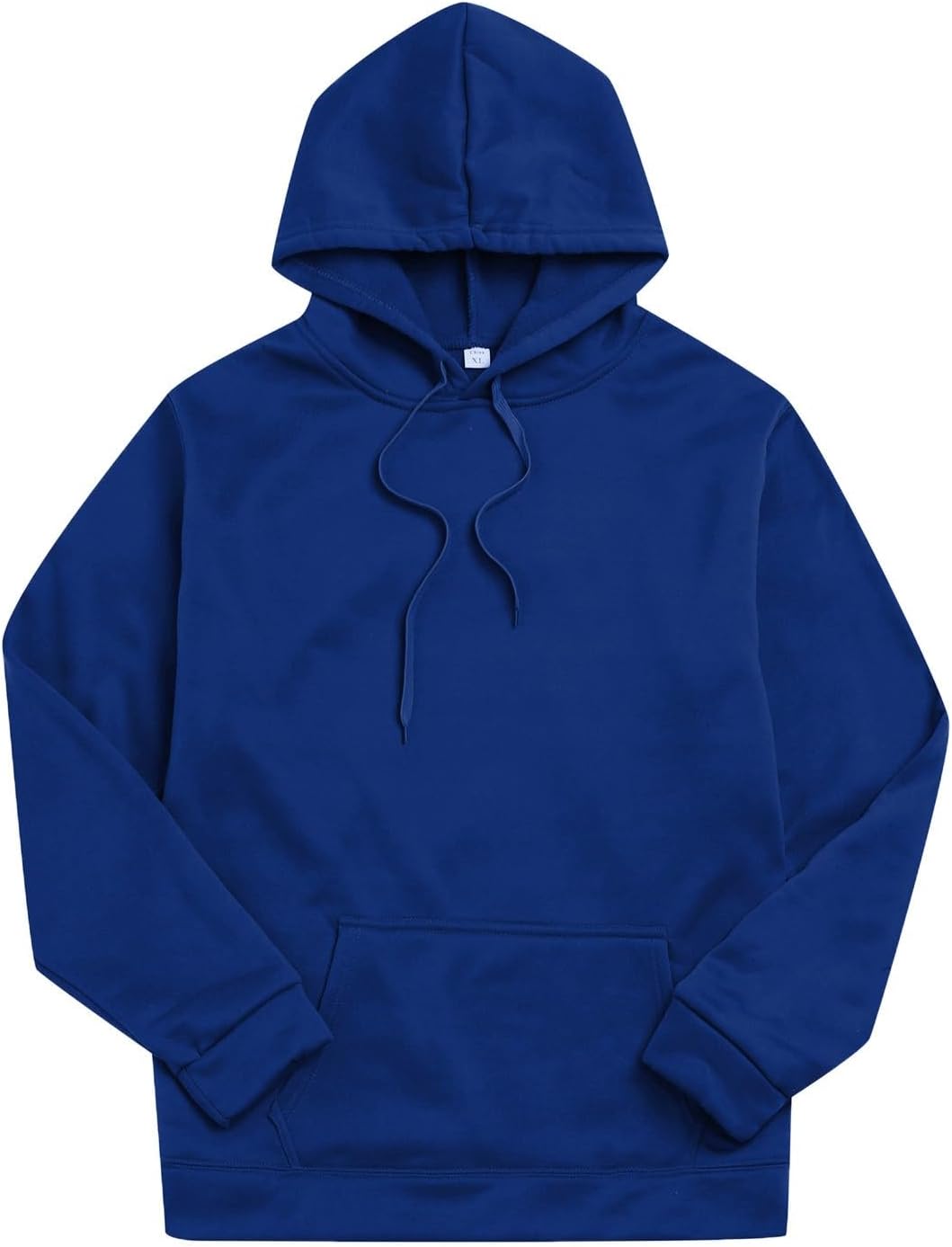 Big And Tall Hoodies For Men Long Sleeve Solid Hooded Sweatshirts Regular Fit Trendy Clothes With Pocket For Walking Outdoor