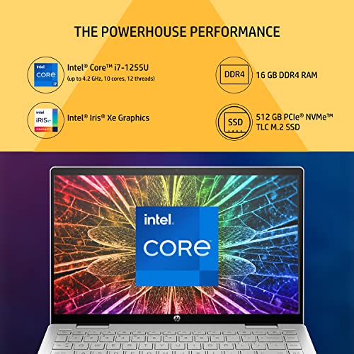 Image of HP Pavilion x360, 12th Gen Intel Core i7,16GB RAM /512GB SSD 14-inch(35.6 cm) FHD, Multitouch, Micro-Edge Display /Alexa /Win 11 /Intel Iris Xe Graphics /5MP Camera /B&O /Backlit KB /Pen /MSO,14-ek0088TU