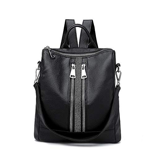 Preisvergleich Produktbild Sxuefang Damen Rucksack, Plissee Damen Tasche Retro-inspirierten Mode Rucksack 31x14x30cm