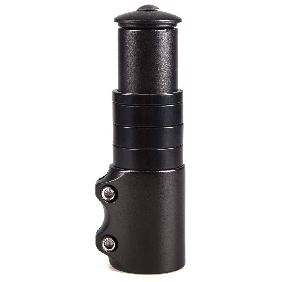 YAPJEB Bike MTB Fork Stem Extender Bicycle Handlebar Riser Adaptor Aluminium Alloy Head up Adapter Flexible Easy Installation Suitable for Mountain Bike, Road Bike (Black)