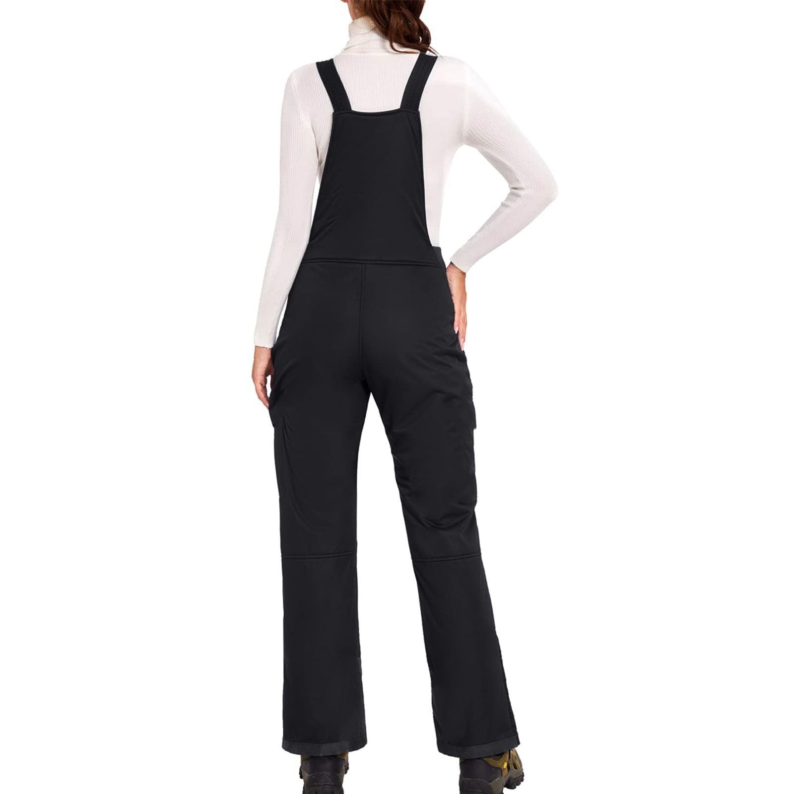 Generico Pantaloni Sci Uomo Impermeabili Baggy Snowboard Pants Caldo Pantalone Neve Tecnici Invernali Salopette per All'Aperto