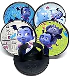 Blue Fox Baking Halloween Vampirina Party Supplies Cupcake Toppers Cake Decorations Party Favors - Package of 16