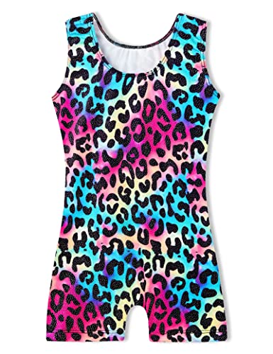 Image of Domusgo Toddler Leotard Gymnastics Long Sleeve, Sparkly Tumbling Dance Leotards for Baby Girls Kids Teens 2-14 Years