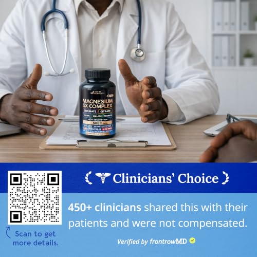 Image of Magnesium Complex - Glycinate, Citrate, Malate, Taurate, Oxide - 180 Caps (Pack of 5)