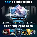 Military Smart Watches for Men (Make/Answer Call) 1.96" Screen Outdoor Activity Tracker with 100+ Sport Modes Health Monitor 3ATM Waterproof Smartwatch with DIY Dials for iPhone Android