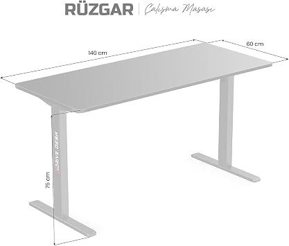 xDrive Wind Work Table Black (140x60)