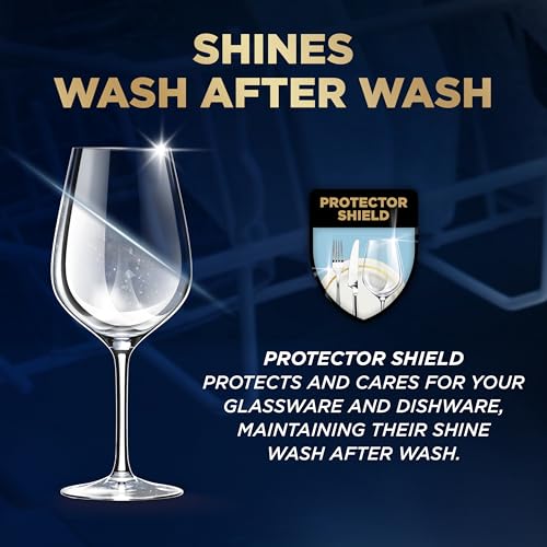 Finish Ultimate Infinity Shine Dishwasher Pods, No Pre-Rinse Dishwasher Detergent Soap Removes Burnt-On Stain, with Protector Shield & CycleSync Technology, Degreasing & Scrubbing Power, 62 Count - Image 5