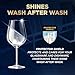 Finish Ultimate Infinity Shine Dishwasher Pods, No Pre-Rinse Dishwasher Detergent Soap Removes Burnt-On Stain, with Protector Shield & CycleSync Technology, Degreasing & Scrubbing Power, 62 Count