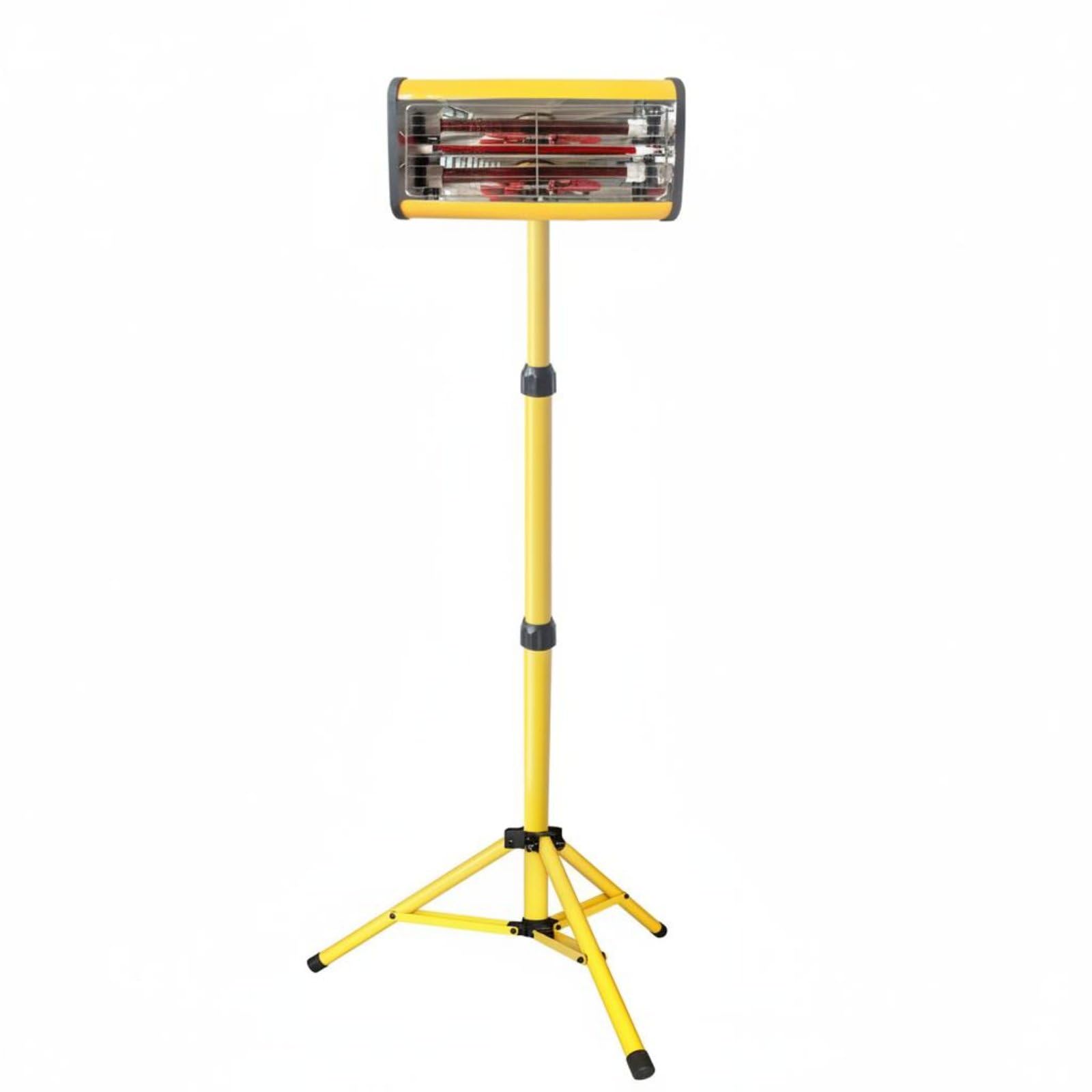 Handheld Infrared Paint Baking Lamp Portable Shortwave Infrared Lamp High Power Paint Curing Light Mobile Designed for Auto Body Workers, Painters, Spray Booth, 1050W with Stand-image-31