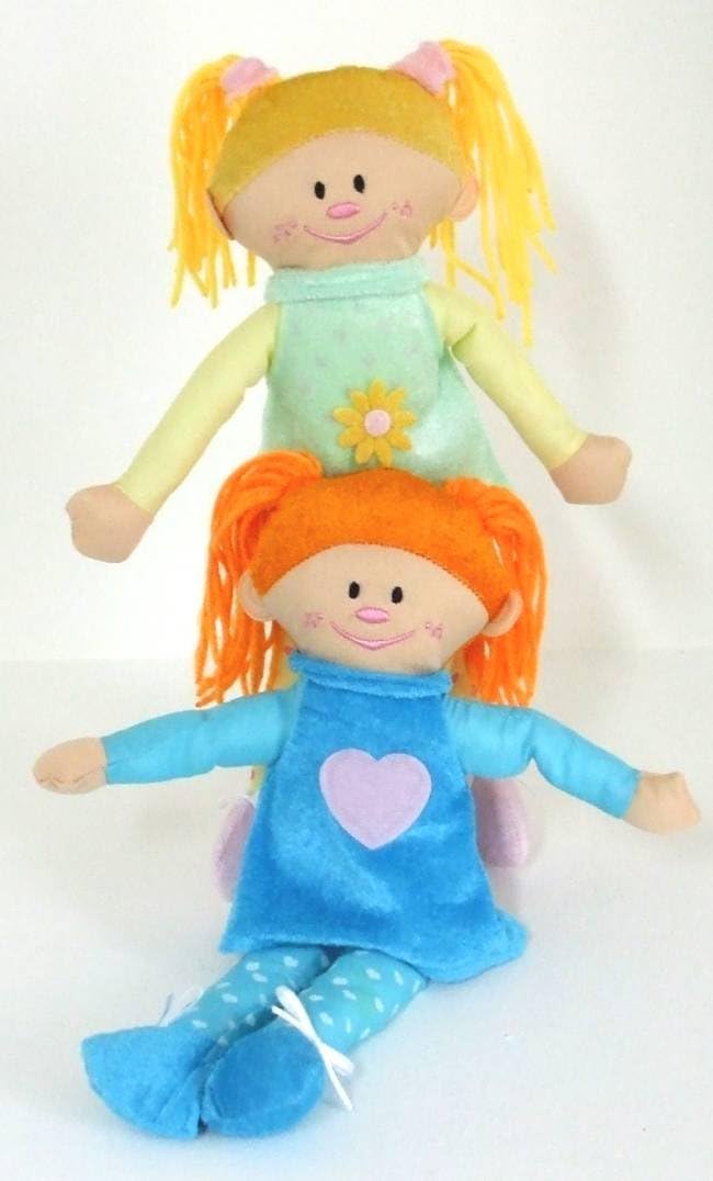 CUTIES RAG DOLLS Set of 2 LOOMCO Toys & Games