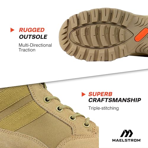 Maelstrom TACTICAL COMBAT BOOTS 8'' ZIPPER-M Tactical Combat Boots thumb #4