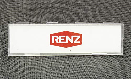 RENZ Namensschildabdeckung mit Namensschildeinlage 97-9-82146 (5 Stück)