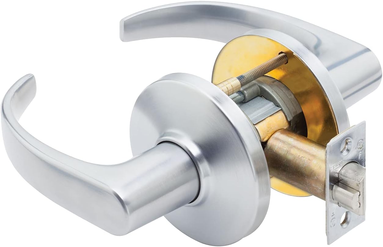 9K30N14DS3626 Best Access 9K30N14DS3 9K Series Passage Door Lever Set with"14" Lever,"D" Trim, S3 Strike and 2-3/4" Backset
