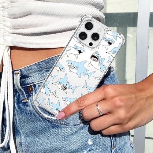 Coque iPhone 15 Plus requin mignon en TPU souple antichoc - 7