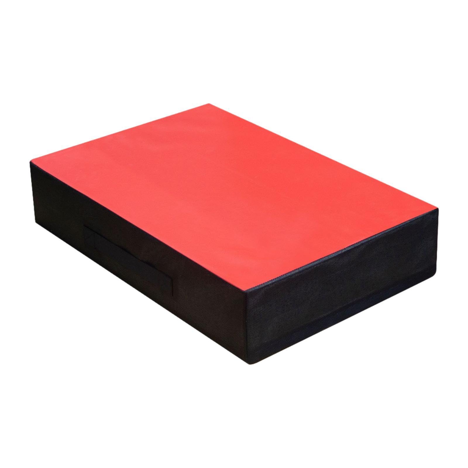 Zani Puff Weight Lifting Crash Pads (2-Pack) - Barbell Drop Pad Silencer for Gym & Home Floor Protection- Red 80 * 50 * 15cm