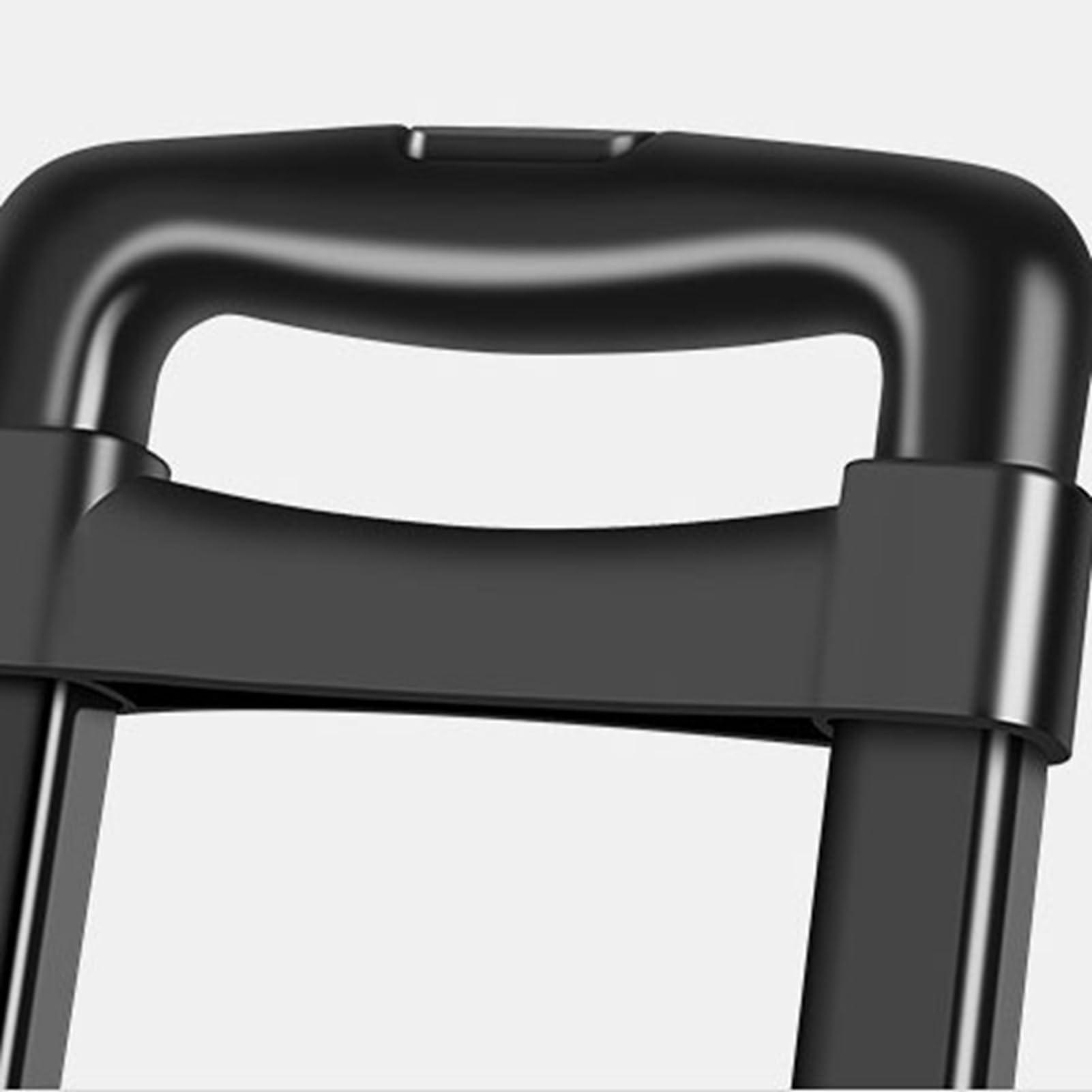 Cocoarm Carrello Pieghevole, Carrello a Pianale in ABS con 6 Ruote, capacità 500 Libbre, Piattaforma Allungabile da 17 a 22 Pollici, Freno e 2 Corde, a Mano Pieghevole per Bagagli da Viaggio,