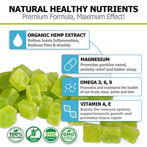 Sleep Supplement, Magnesium, Vegan Organic Magnesium Gummiés -120 Count, Made in USA - Image 3