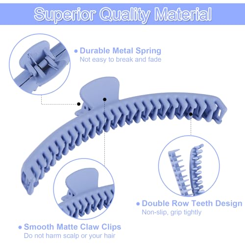 8pcs Slim Claw Clips - Image 3