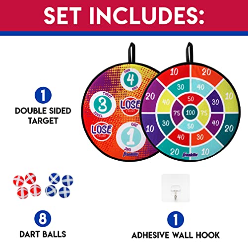 Franklin Sports Anywhere Darts - Double-Sided Dart Target Hangs Anywhere - Perfect For Kids And Families #TOP1