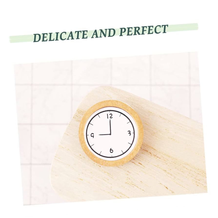 ミニチュア家具書斎⭐︎ガラス木箱時計付⭐︎壁掛け可 Amazon.co.jp: ORFOFE 木製ミニ壁掛け時計 ヴィンテージスタイル